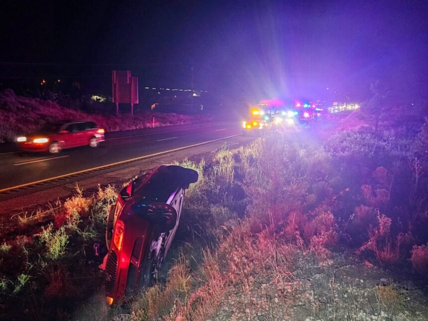 CDL holder driving car arrested for 'extreme DUI' after colliding with parked semi truck along I-40 in Arizona