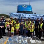 CHP hosts party at scale house for Walmart truck driver's 4 million safe miles