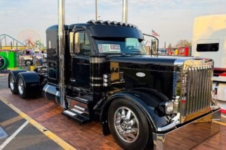'Dark Horse' Peterbilt 589 boasts intricate detail, 'ghost stripe'