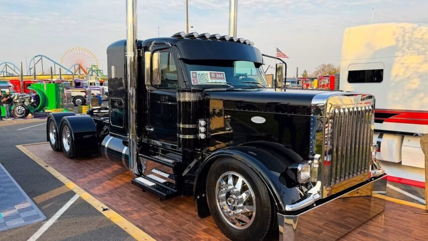 'Dark Horse' Peterbilt 589 boasts intricate detail, 'ghost stripe'