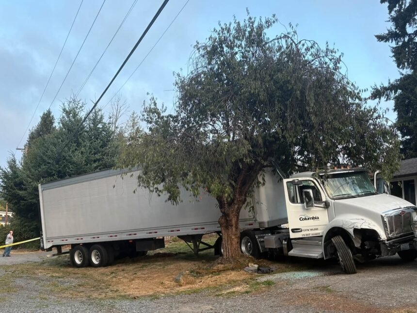 Man who stole semi truck kept ramming patrol cars until finally apprehended