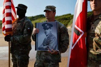 Black D-Day combat medic’s long-denied medal laid on Omaha Beach
