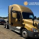CHP finds fake paper license plate, no logbook, and wrong driver's license after big rig skips weigh station