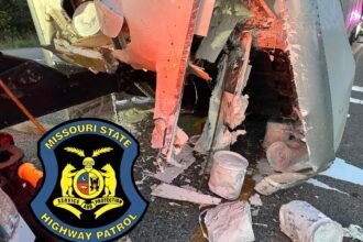 Truck driver arrested for drunk driving after rolling tractor trailer loaded with paint, Missouri troopers say