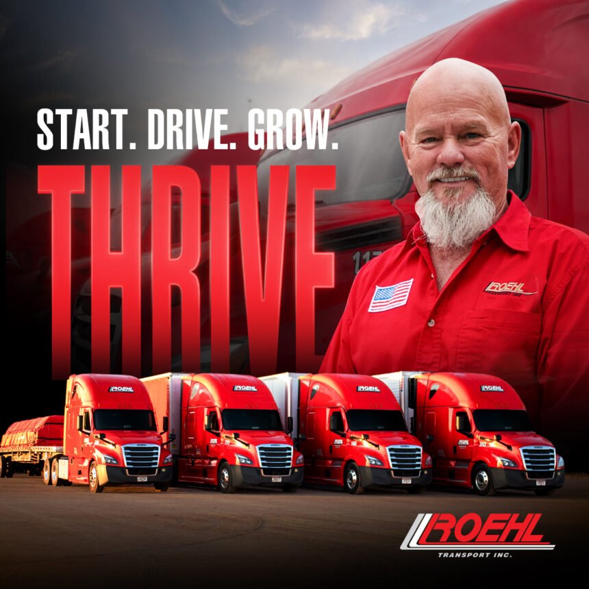 Roehl Transport Announces Second Driver Pay Increase of 2026, Pushing Top Driver Earnings Well Beyond $100,000