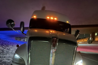 Truck and driver ordered off the road for no valid CDL and 'several tires in horrifically unsafe conditions'