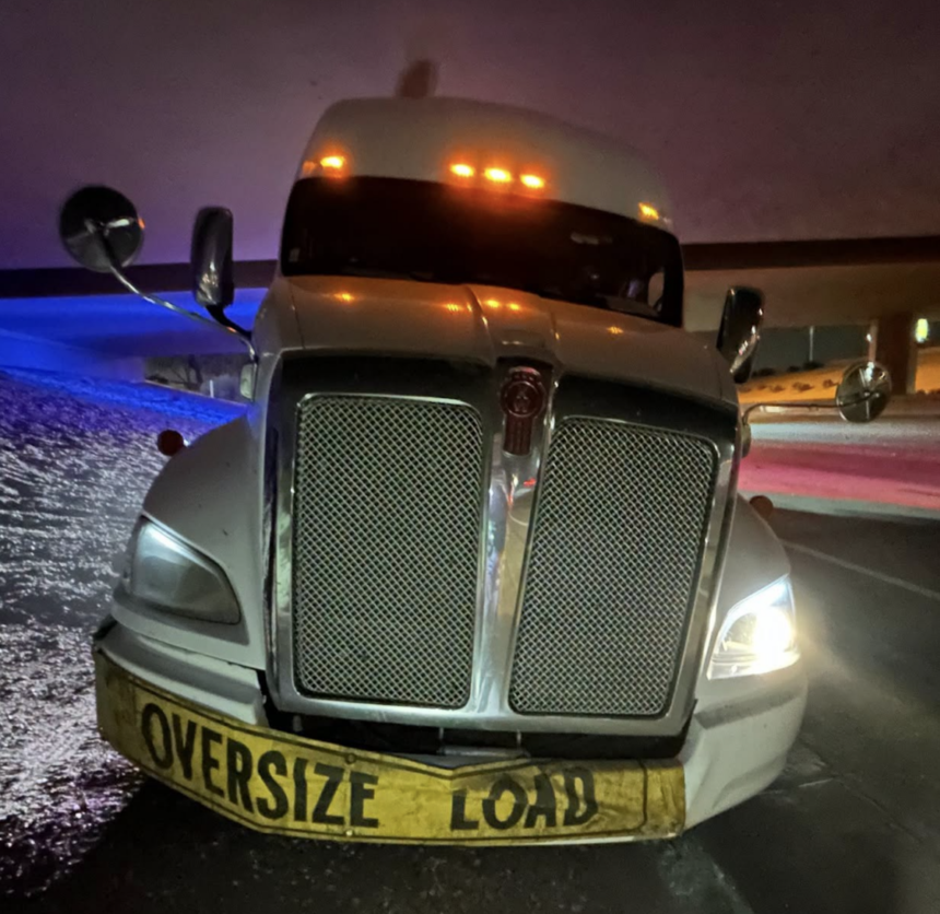 Truck and driver ordered off the road for no valid CDL and 'several tires in horrifically unsafe conditions'