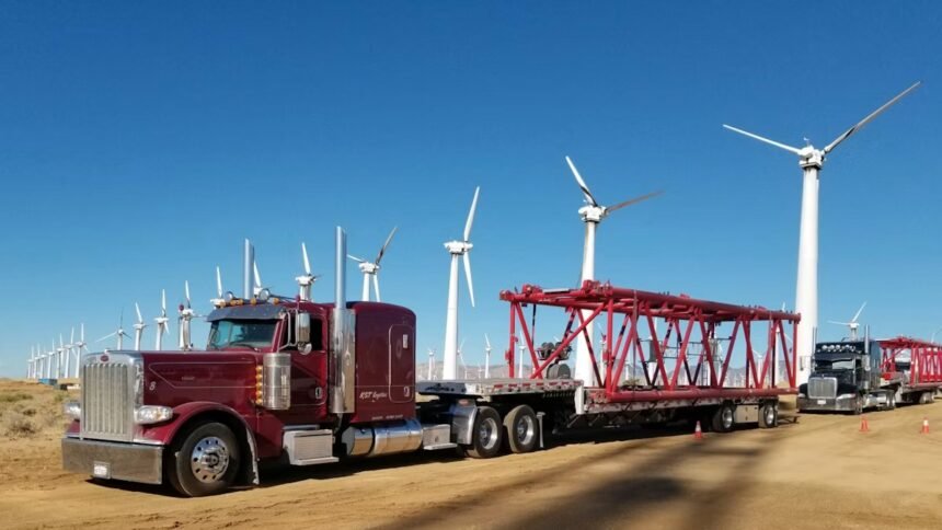 Rocking, rolling: Nine-truck KST Logistics stacks honors