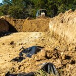 US Army practices digging temporary battlefield graves