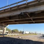 Texas police charge truck driver after forklift load strikes I-20 overpass