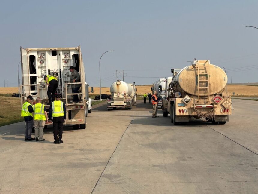 Nearly 500 violations uncovered in North Dakota commercial vehicle operation involving ICE and FMCSA