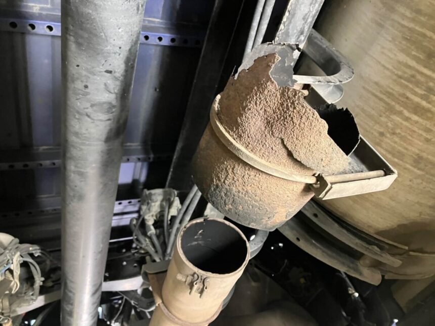 Iowa troopers share photos of commercial vehicle violations as a reminder to do 'thorough' pre-trip