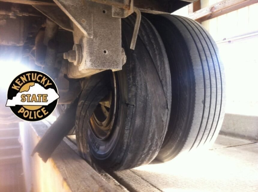 Kentucky troopers find 'numerous tire-related issues' at I-24 scale facility