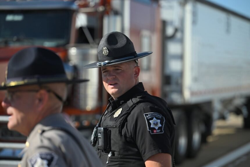 Nearly 400 commercial trucks and drivers out-of-service in two-day Arkansas blitz