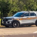 Trooper conducting roadside CMV inspections gets door taken out by passing box truck