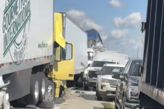 More than a dozen semis involved in 50 vehicle pileup on I-95 bridge in South Carolina