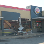 Drunk box truck driver with no CDL takes out Burger King dining area by hitting gas instead of brake