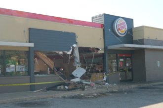 Drunk box truck driver with no CDL takes out Burger King dining area by hitting gas instead of brake
