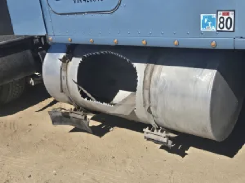 $1 million in liquid meth seized from semi truck's fuel tank during I-15 traffic stop