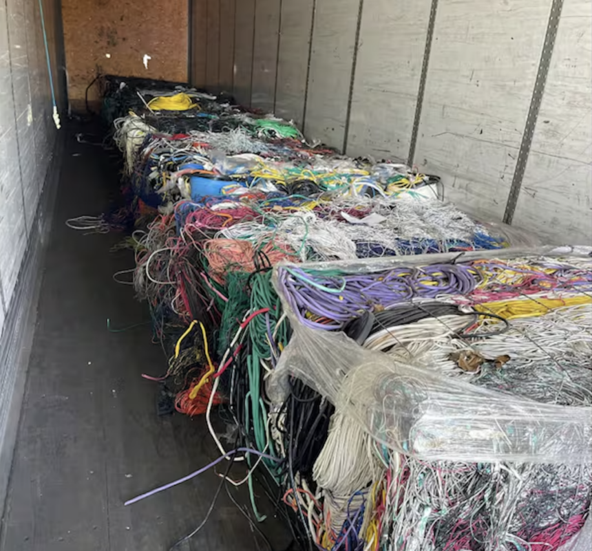 Truck driver arrested for hauling $250K in stolen copper wire, Nebraska sheriff says