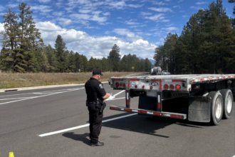 Arizona officers take 110 trucks and drivers out-of-service during I-40 CMV operation