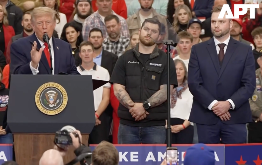 Trump pardons two tune & delete diesel mechanics during Alaska rally granting “every single permit that you need”