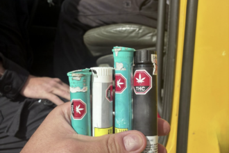 Dump truck driver and company face 20 charges for unsafe equipment, driving with cannabis, licensing issues