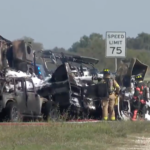 Three critically injured after RV slams into tractor trailer outside Lucky Stop truck stop 
