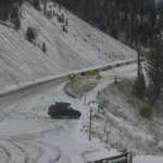 Teton pass temporarily closed in both directions as CMVs slide in icy conditions