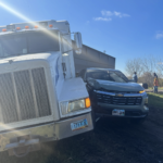 North Dakota troopers ask motorists to use caution passing after SUV strikes turning commercial vehicle