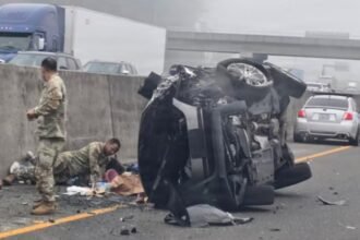 Soldiers intervene on roadside to save children from alleged knife attack